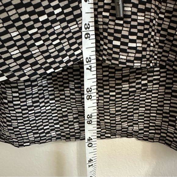 Vince Tunic Monochrome Long Sleeve Dress Size Small - Picture 10 of 11